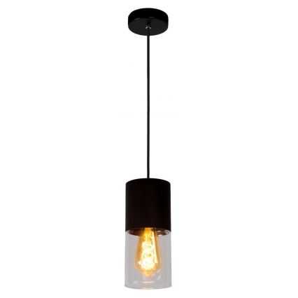 Lucide 74410/01/97 - Luster na lanku ZINO 1xE27/60W/230V čierna