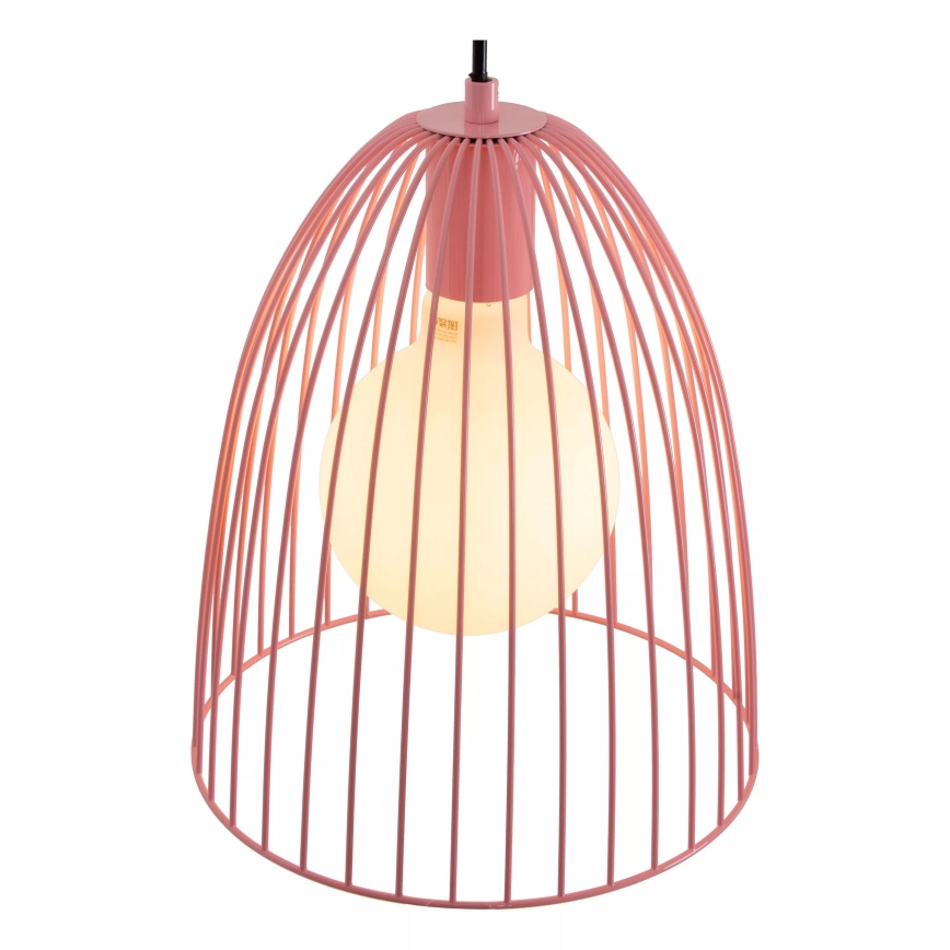 Lucide 74417/01/66 - Luster na lanku MACARONS 1xE27/40W/230V pr. 24,5 cm ružová