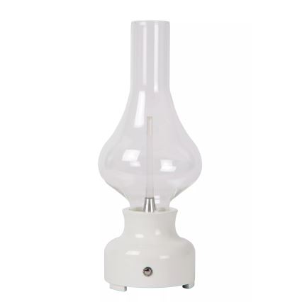 Lucide 74516/02/31 - LED Stmievateľná dotyková stolná lampa JASON LED/2W/230V USB 2000 mAh biela