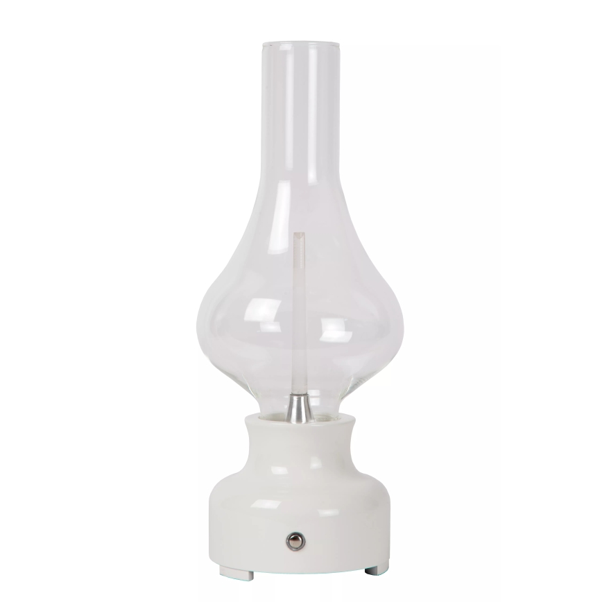 Lucide 74516/02/31 - LED Stmievateľná dotyková stolná lampa JASON LED/2W/230V USB 2000 mAh biela