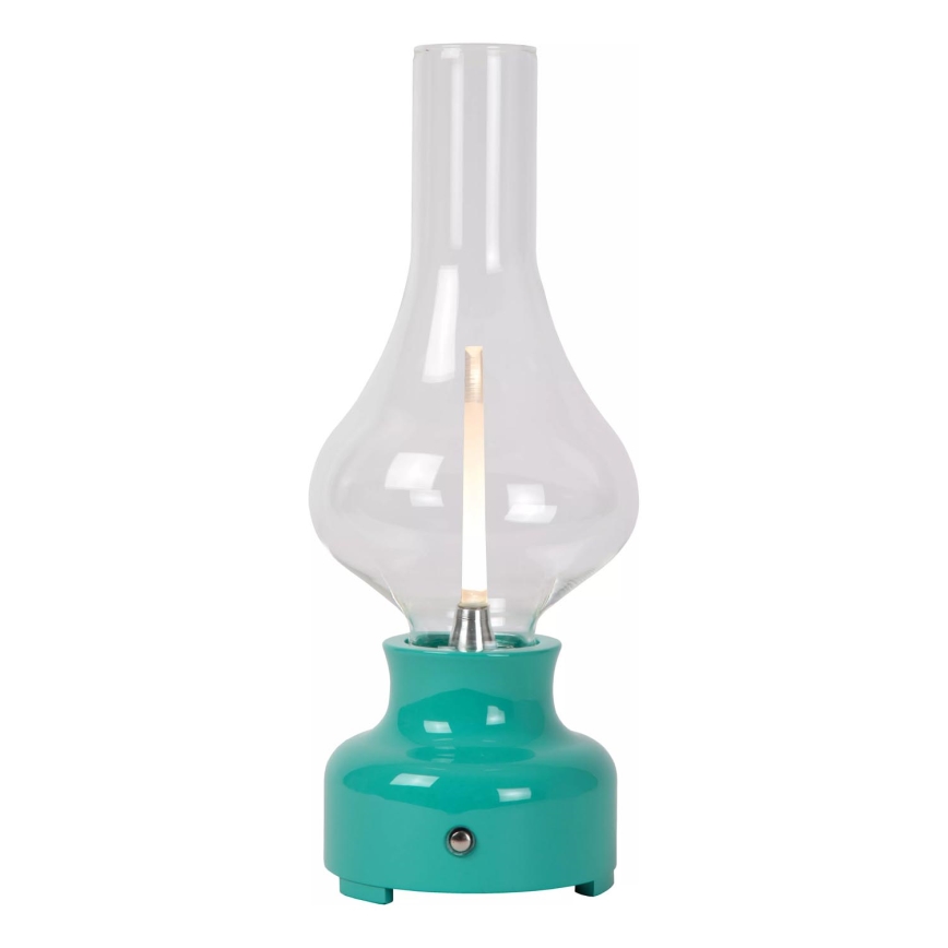 Lucide 74516/02/37 - LED Stmievateľná dotyková stolná lampa JASON LED/2W/230V USB 2000 mAh zelená