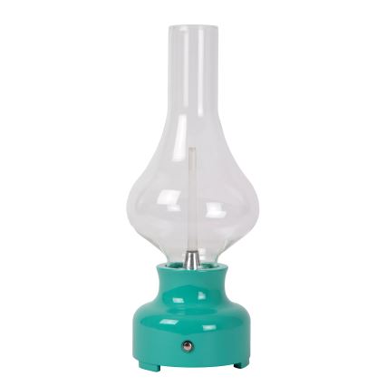Lucide 74516/02/37 - LED Stmievateľná dotyková stolná lampa JASON LED/2W/230V USB 2000 mAh zelená