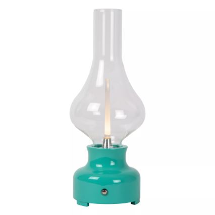 Lucide 74516/02/37 - LED Stmievateľná dotyková stolná lampa JASON LED/2W/230V USB 2000 mAh zelená