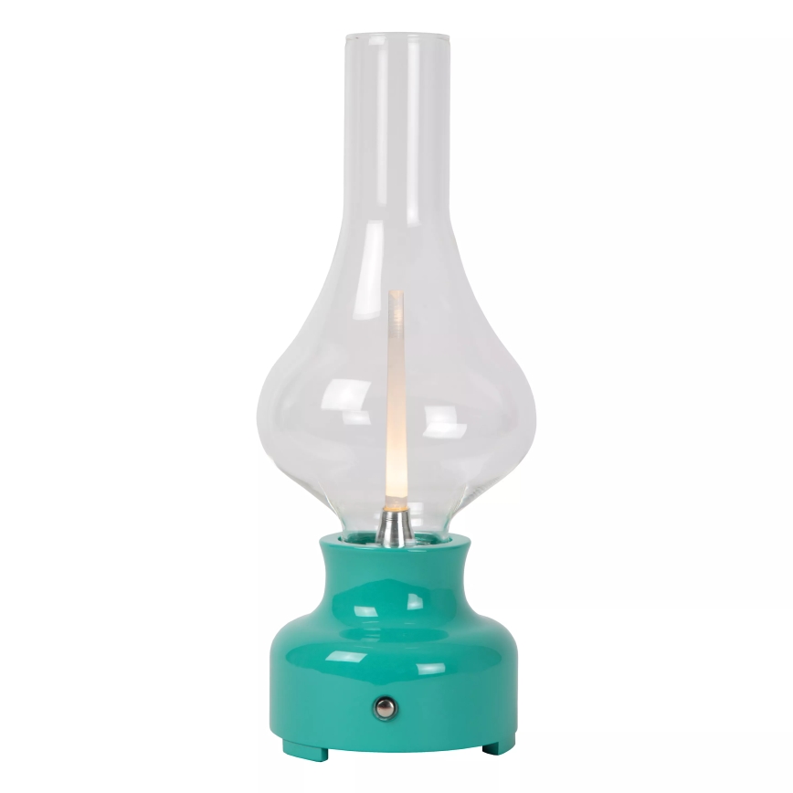 Lucide 74516/02/37 - LED Stmievateľná dotyková stolná lampa JASON LED/2W/230V USB 2000 mAh zelená
