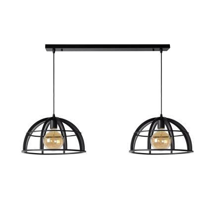 Lucide 76464/02/30 - Luster na lanku DIKRA 2xE27/60W/230V