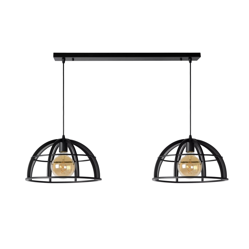 Lucide 76464/02/30 - Luster na lanku DIKRA 2xE27/60W/230V