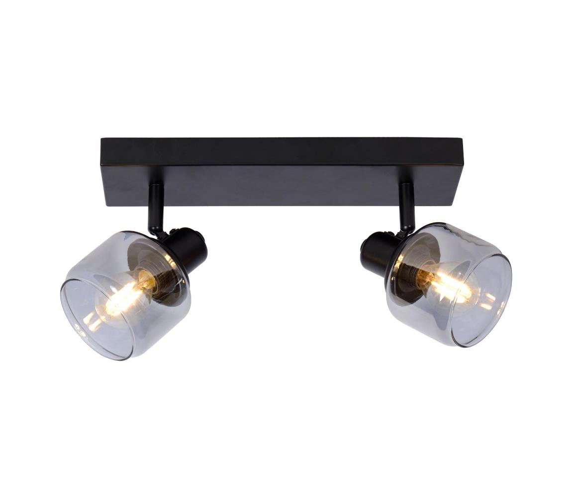 Lucide Lucide 77979/02/30 - Bodové svietidlo BJORN 2xE14/40W/230V čierna