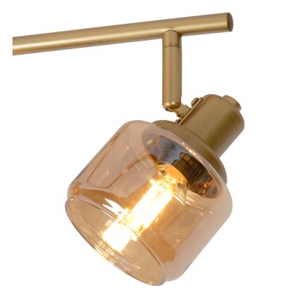 Lucide 77979/04/02 - Bodové svietidlo BJORN 4xE14/40W/230V zlatá