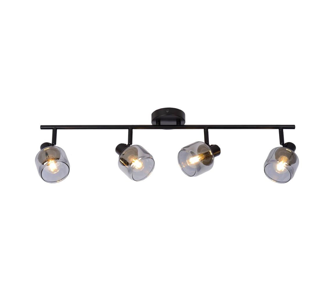 Lucide Lucide 77979/04/30 - Bodové svietidlo BJORN 4xE14/40W/230V čierna
