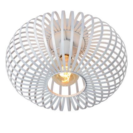 Lucide 78174/40/31 - Stropné svietidlo MANUELA 1xE27/60W/230V pr. 39,5 cm biela