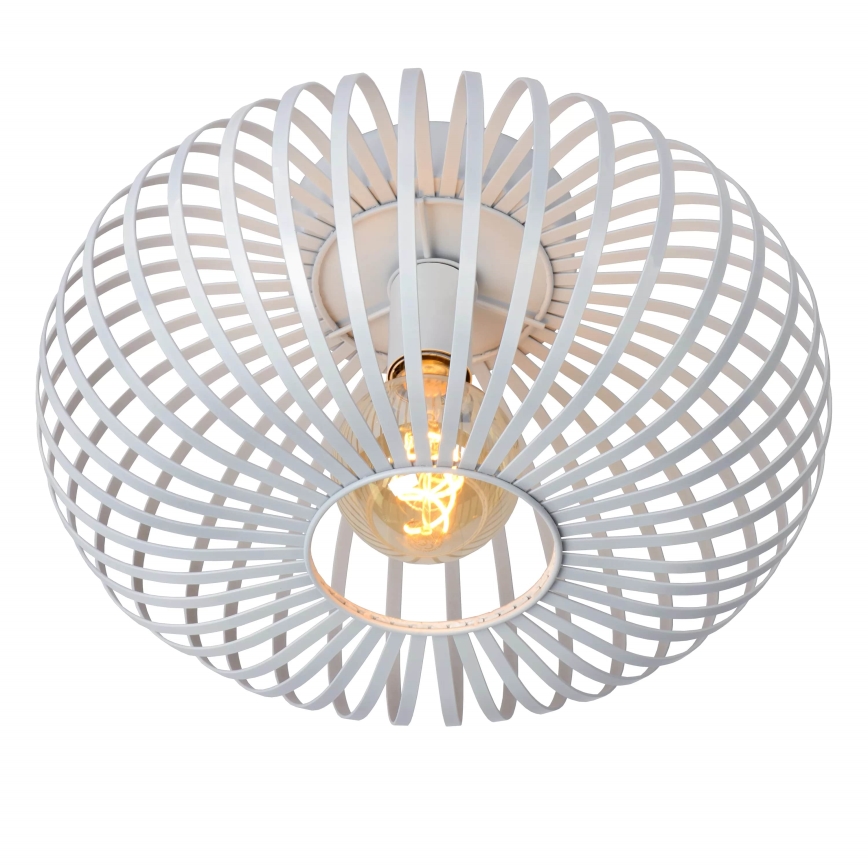 Lucide 78174/40/31 - Stropné svietidlo MANUELA 1xE27/60W/230V pr. 39,5 cm biela