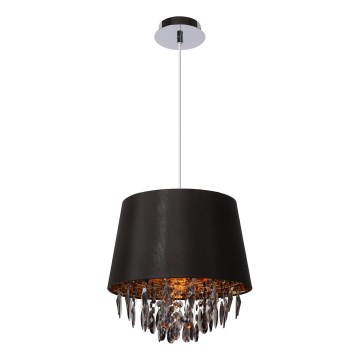 Lucide 78368/30/30 - Závesné svietidlo DOLTI 1xE27/60W/230V čierne