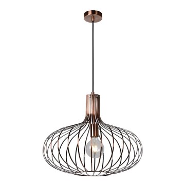 Lucide 78374/50/17 - Závesné svietidlo MANUELA 1xE27/60W/230V medená 50 cm