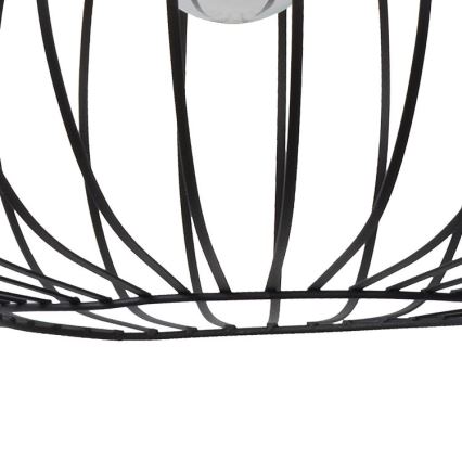 Lucide 78374/65/30 - Závesné svietidlo MANUELA 1xE27/60W/230V čierne 65 cm