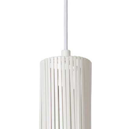 Lucide 78374/65/31 - Závesné svietidlo MANUELA 1xE27/60W/230V biele 65 cm