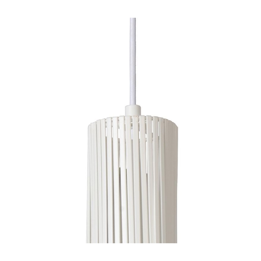 Lucide 78374/65/31 - Závesné svietidlo MANUELA 1xE27/60W/230V biele 65 cm