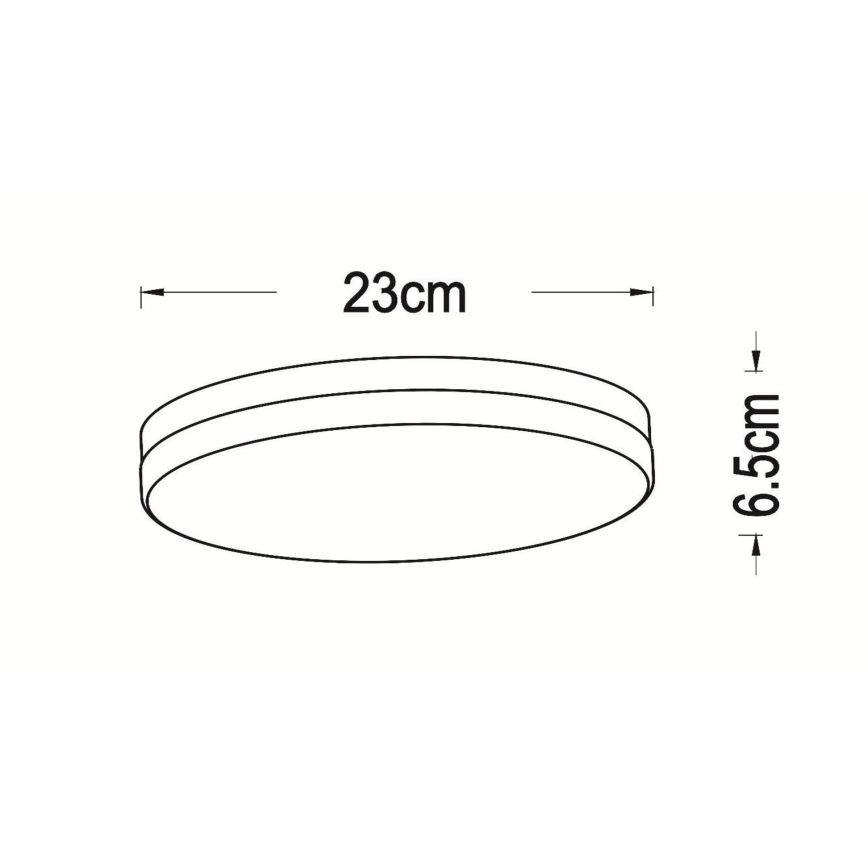 Lucide 79111/24/30 - LED Kúpeľňové stropné svietidlo so senzorom BISKIT LED/12W/230V pr. 23 cm IP44 čierna