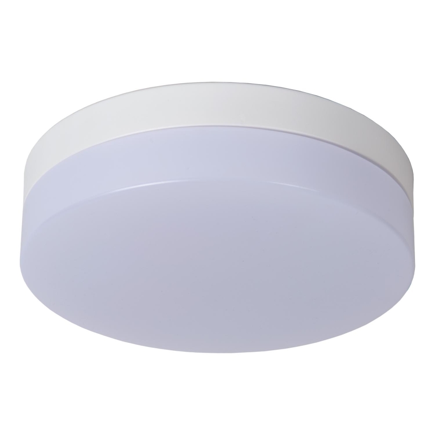 Lucide 79111/24/31 - LED Kúpeľňové stropné svietidlo so senzorom BISKIT LED/12W/230V pr. 23 cm IP44 biela