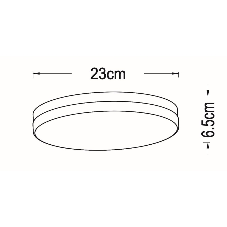 Lucide 79111/24/31 - LED Kúpeľňové stropné svietidlo so senzorom BISKIT LED/12W/230V pr. 23 cm IP44 biela
