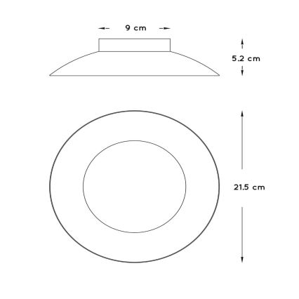 Lucide 79177/06/31 - LED stropné svietidlo FOSKAL LED/6W/230V 21,5 cm biele