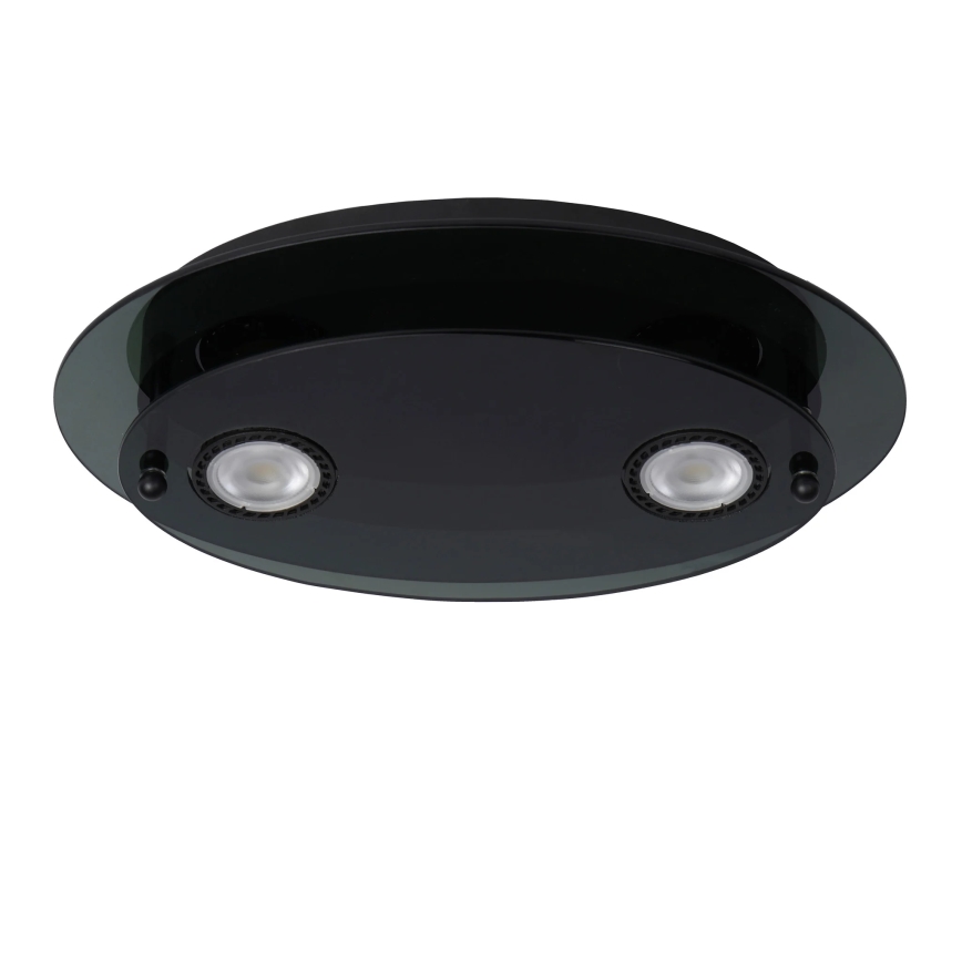 Lucide 79181/02/30 - Stropné svietidlo OKNO 2xGU10/5W/230V čierna