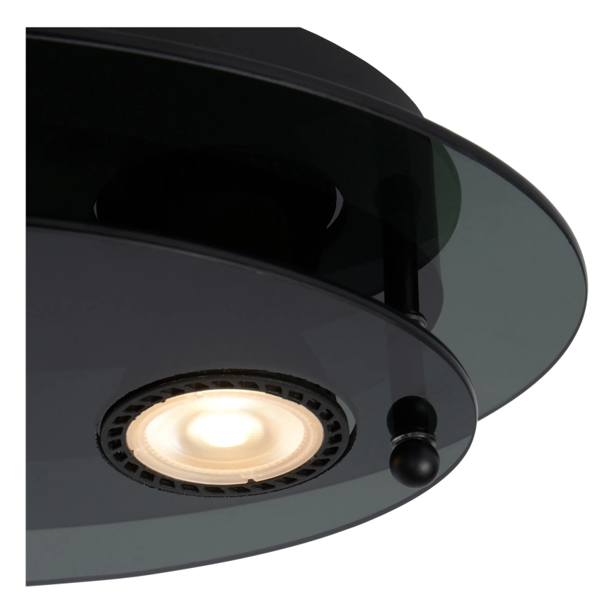 Lucide 79181/02/30 - Stropné svietidlo OKNO 2xGU10/5W/230V čierna