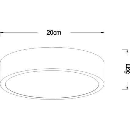 Lucide 79185/20/02 - LED Stmievateľné stropné svietidlo UNAR LED/12W/230V pr. 20 cm zlatá