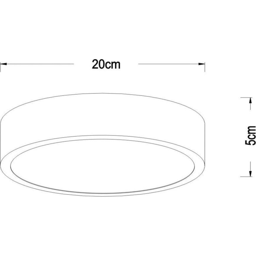 Lucide 79185/20/02 - LED Stmievateľné stropné svietidlo UNAR LED/12W/230V pr. 20 cm zlatá