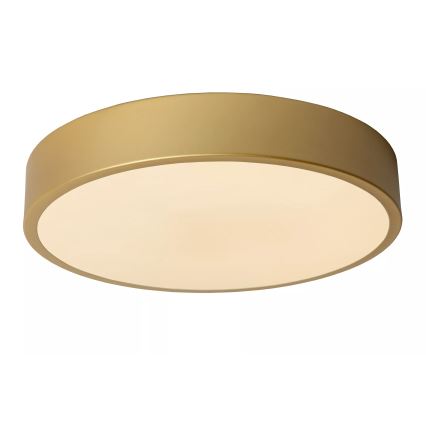 Lucide 79185/30/02 - LED Stmievateľné stropné svietidlo UNAR LED/18W/230V pr. 30 cm zlatá