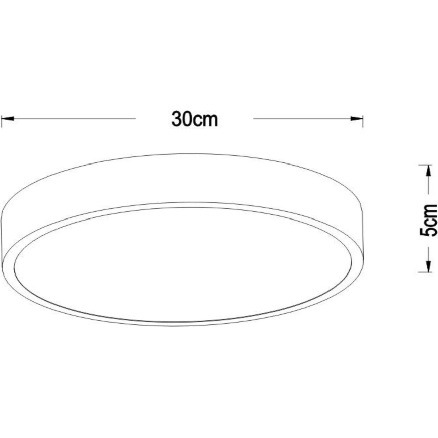 Lucide 79185/30/02 - LED Stmievateľné stropné svietidlo UNAR LED/18W/230V pr. 30 cm zlatá