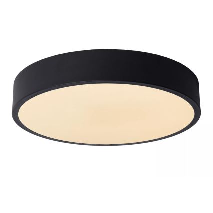 Lucide 79185/30/30 - LED Stmievateľné stropné svietidlo UNAR LED/18W/230V pr. 30 cm čierna