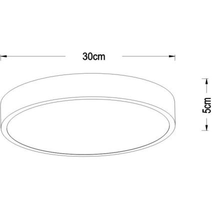 Lucide 79185/30/30 - LED Stmievateľné stropné svietidlo UNAR LED/18W/230V pr. 30 cm čierna