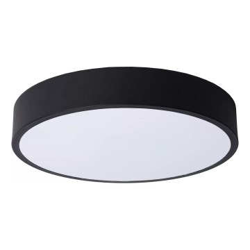 Lucide 79185/30/30 - LED Stmievateľné stropné svietidlo UNAR LED/18W/230V pr. 30 cm čierna