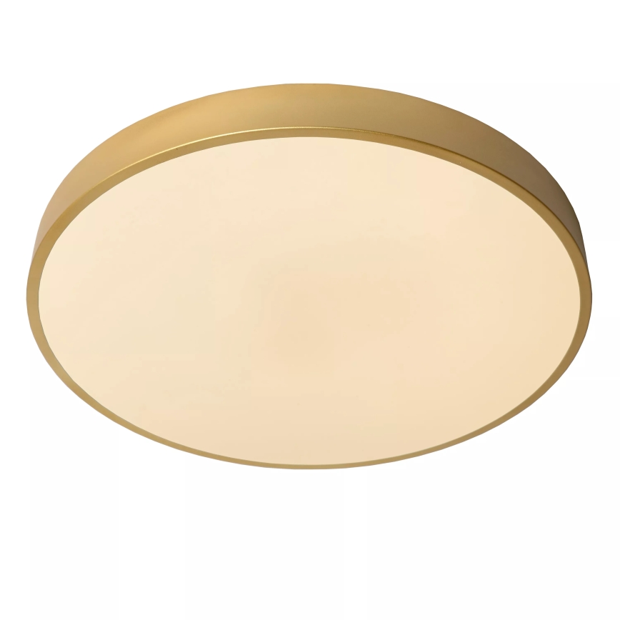 Lucide 79185/50/02 - LED Stmievateľné stropné svietidlo UNAR LED/36W/230V pr. 49,5 cm zlatá