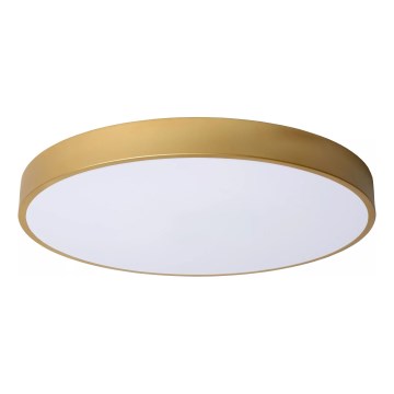 Lucide 79185/50/02 - LED Stmievateľné stropné svietidlo UNAR LED/36W/230V pr. 49,5 cm zlatá