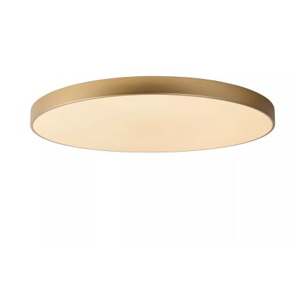 Lucide 79185/80/02 - LED Stmievateľné stropné svietidlo UNAR LED/80W/230V pr. 80 cm zlatá