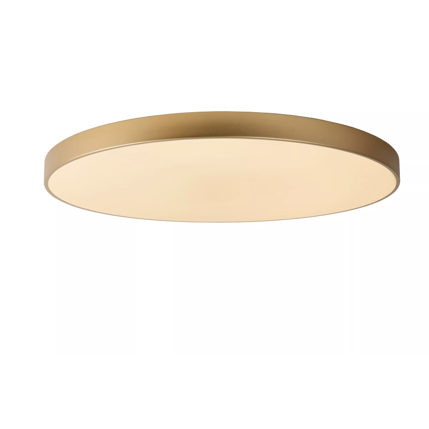 Lucide 79185/80/02 - LED Stmievateľné stropné svietidlo UNAR LED/80W/230V pr. 80 cm zlatá