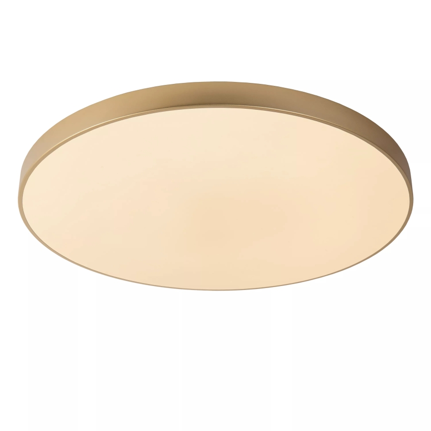 Lucide 79185/80/02 - LED Stmievateľné stropné svietidlo UNAR LED/80W/230V pr. 80 cm zlatá