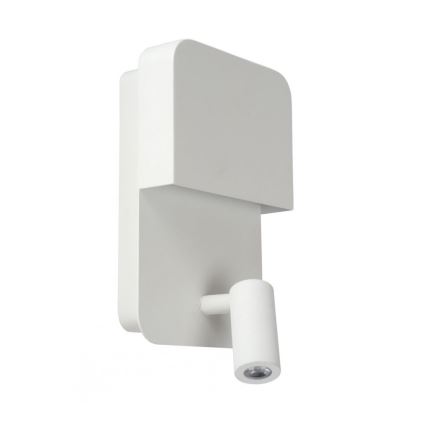 Lucide 79200/08/31 - LED Nástenné svietidlo BOXER LED/5W/230V + LED/5W USB biela