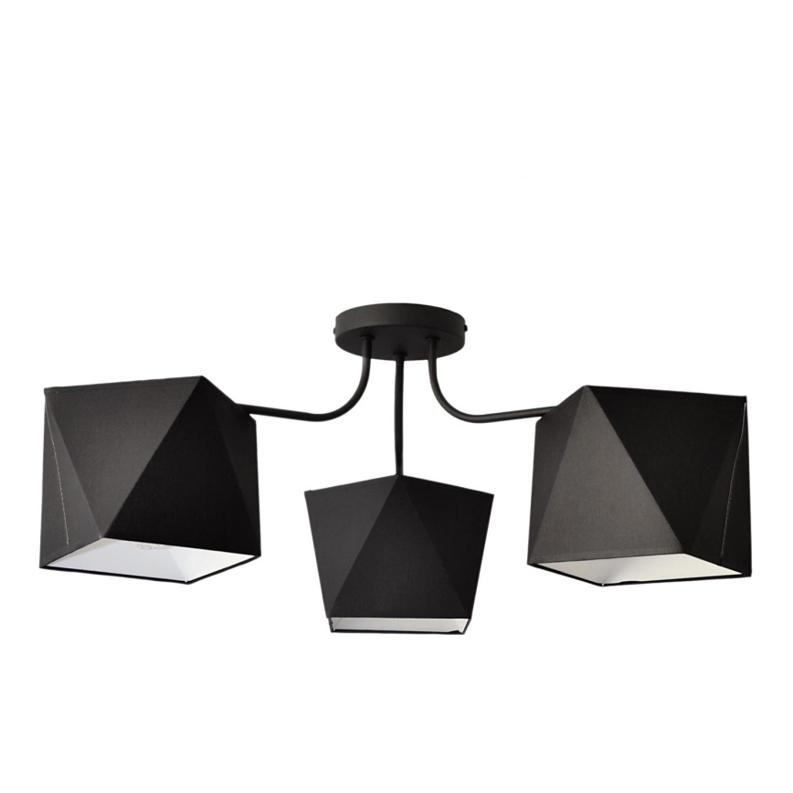 Luster ADAMANT 3xE27/15W/230V čierna