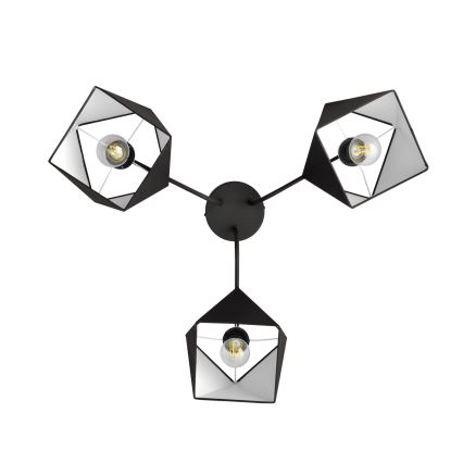 Luster ADAMANT 3xE27/15W/230V čierna