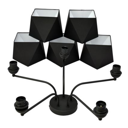 Luster ADAMANT 5xE27/15W/230V čierna