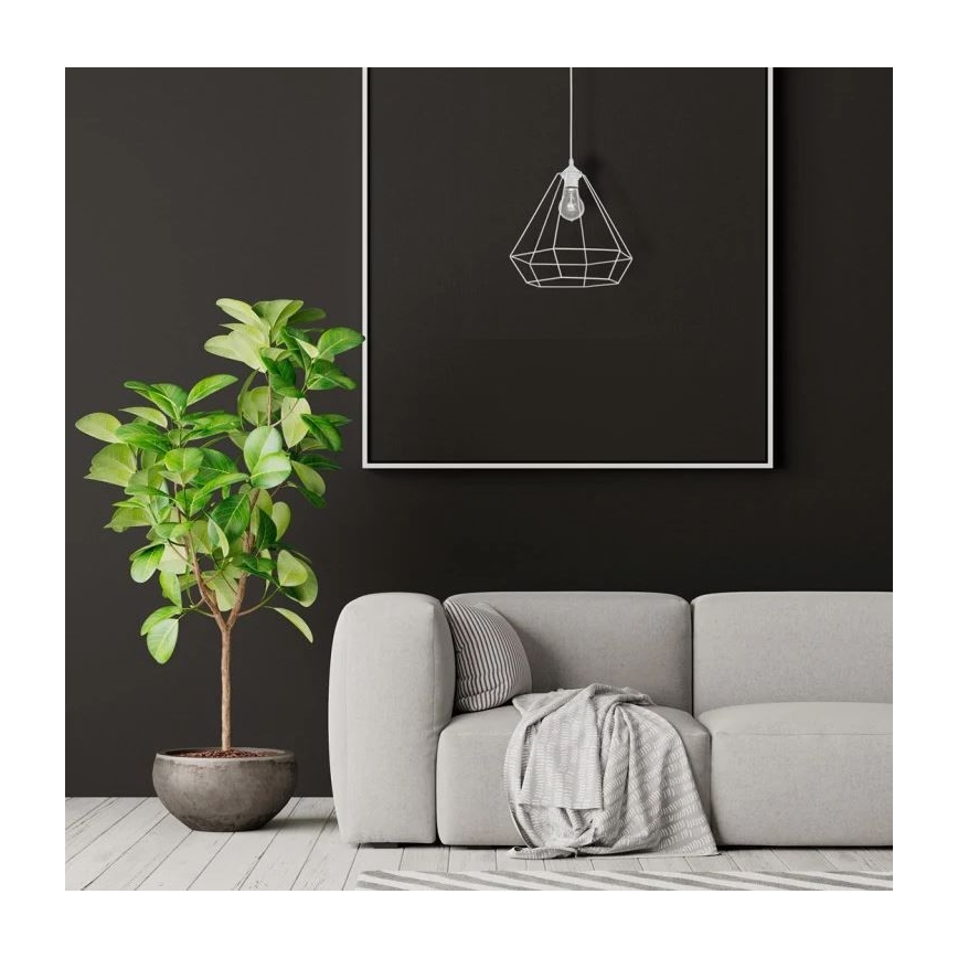 Luster ALMA 1xE27/60W/230V biela