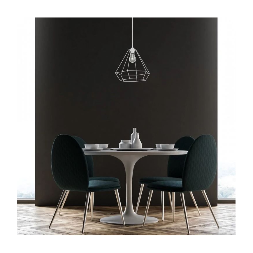 Luster ALMA 1xE27/60W/230V biela