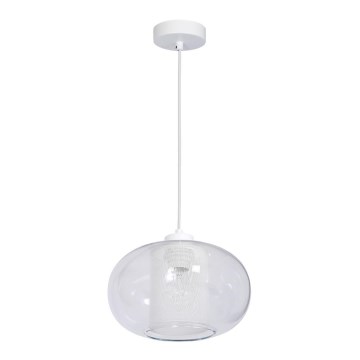 Luster DORI 1xE27/60W/230V biela