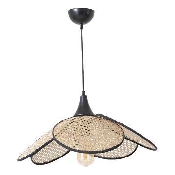 Luster FUME na lanku, 1× E27, 40 W, 230 V, priemer 45 cm, čierna/béžová