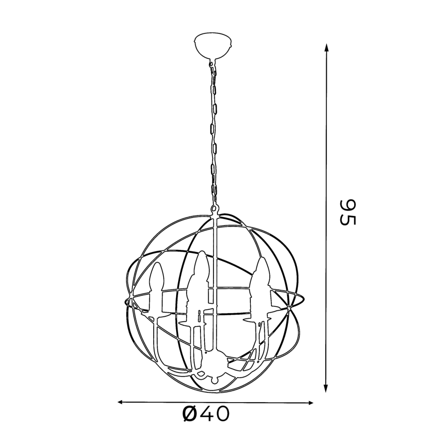 Luster GLOBE 5 5xE14/60W