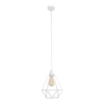 Luster KARO 1xE27/15W/230V biela