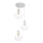 Luster KARO 3xE27/15W/230V biela