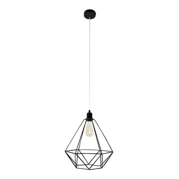 Luster KARO LARGE 1xE27/15W/230V čierna